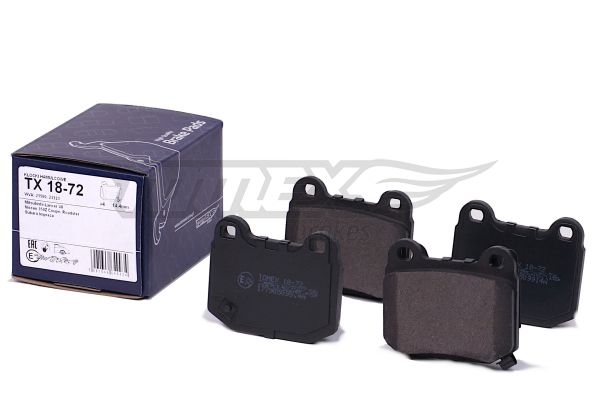 Levně Sada brzdových destiček, kotoučová brzda TOMEX Brakes 18-72