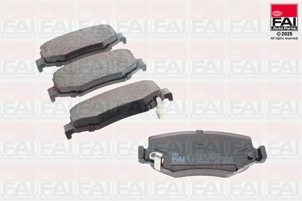 Zestaw klocków hamulcowych, hamulce tarczowe FAI AUTOPARTS BP632