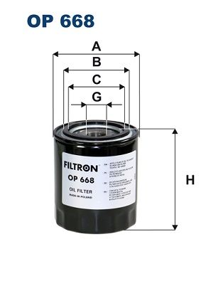 Hydraulický filtr, automatická převodovka FILTRON OP 668