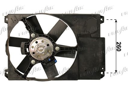 Ventilator, radiator FRIGAIR 0504.1195