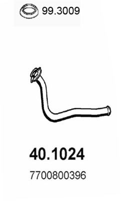Rura wydechowa ASSO 40.1024