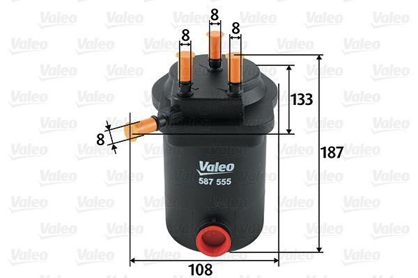 Palivový filter VALEO 587555