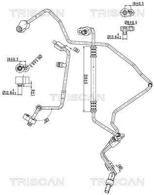 conducta presiune variabila,aer conditionat TRISCAN 9010 29082