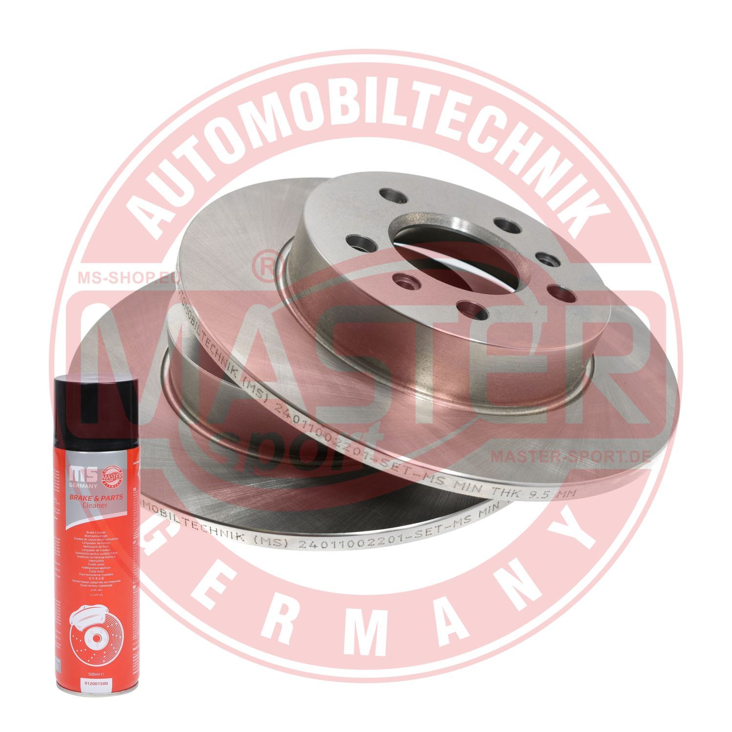 Tarcza hamulcowa MASTER-SPORT GERMANY 24011002201-SET-MSP