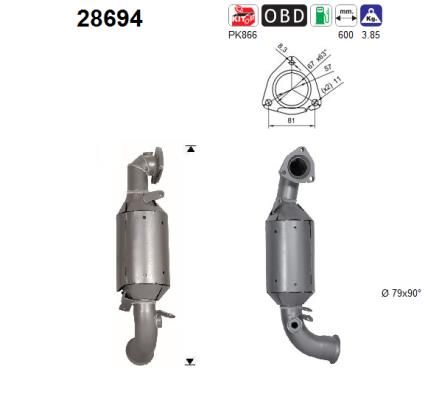 Katalizator AS 28694