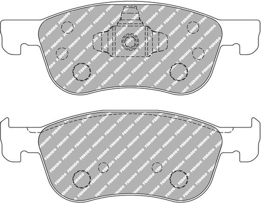 set placute frana,frana disc FERODO RACING FCP4816H