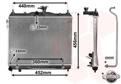Radiateur, refroidissement du moteur