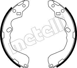 Zestaw szczęk hamulcowych METELLI 53-0212