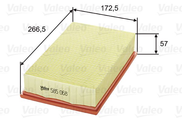 Vzduchový filter VALEO 585068