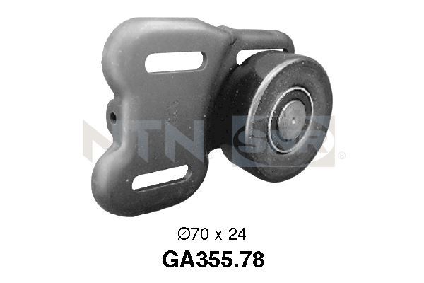 Rolka napinacza, pasek klinowy wielorowkowy SNR GA355.78