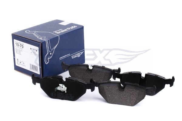 Levně Sada brzdových destiček, kotoučová brzda TOMEX Brakes 10-70