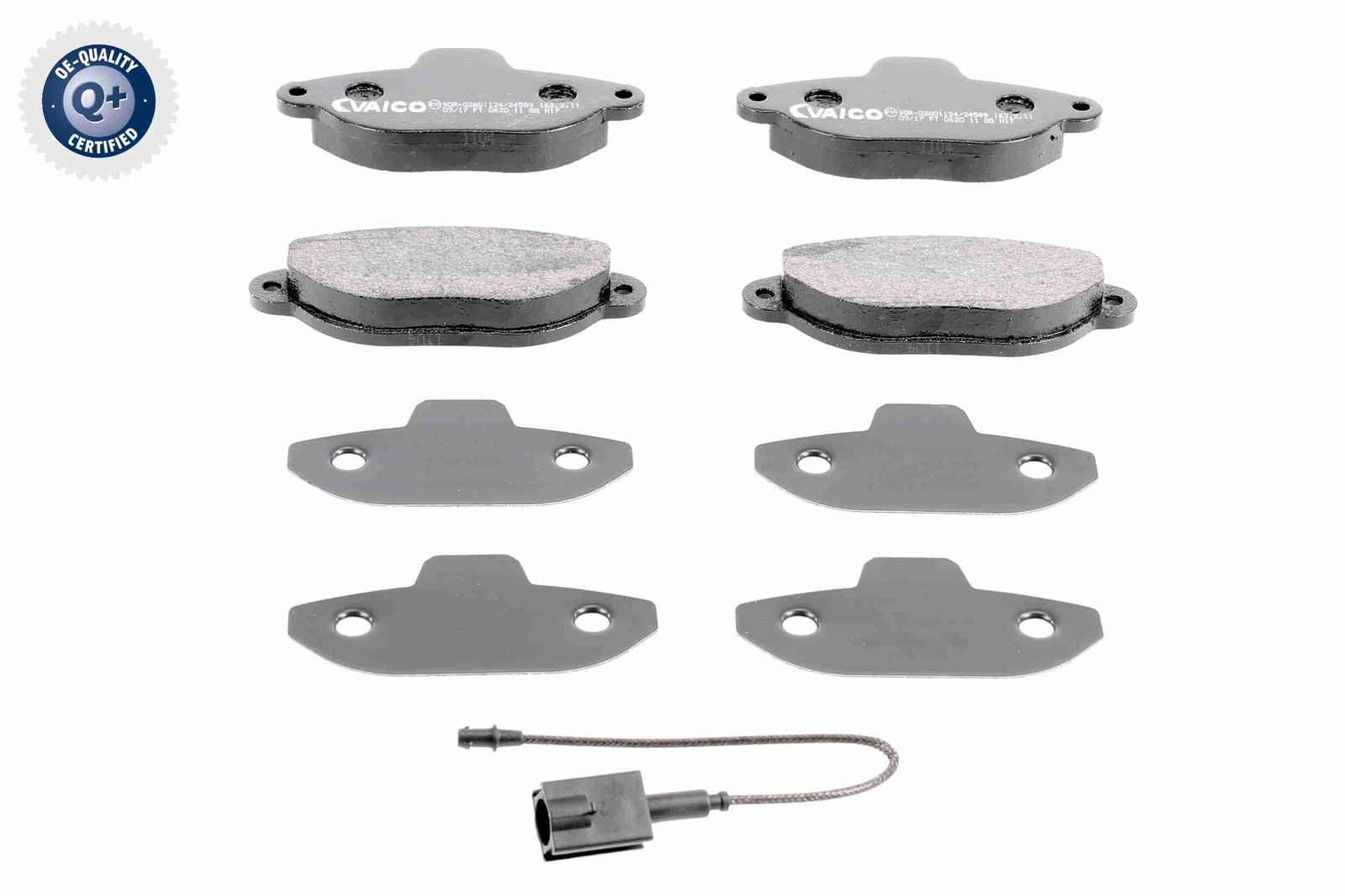 Zestaw klocków hamulcowych, hamulce tarczowe VAICO V24-0028