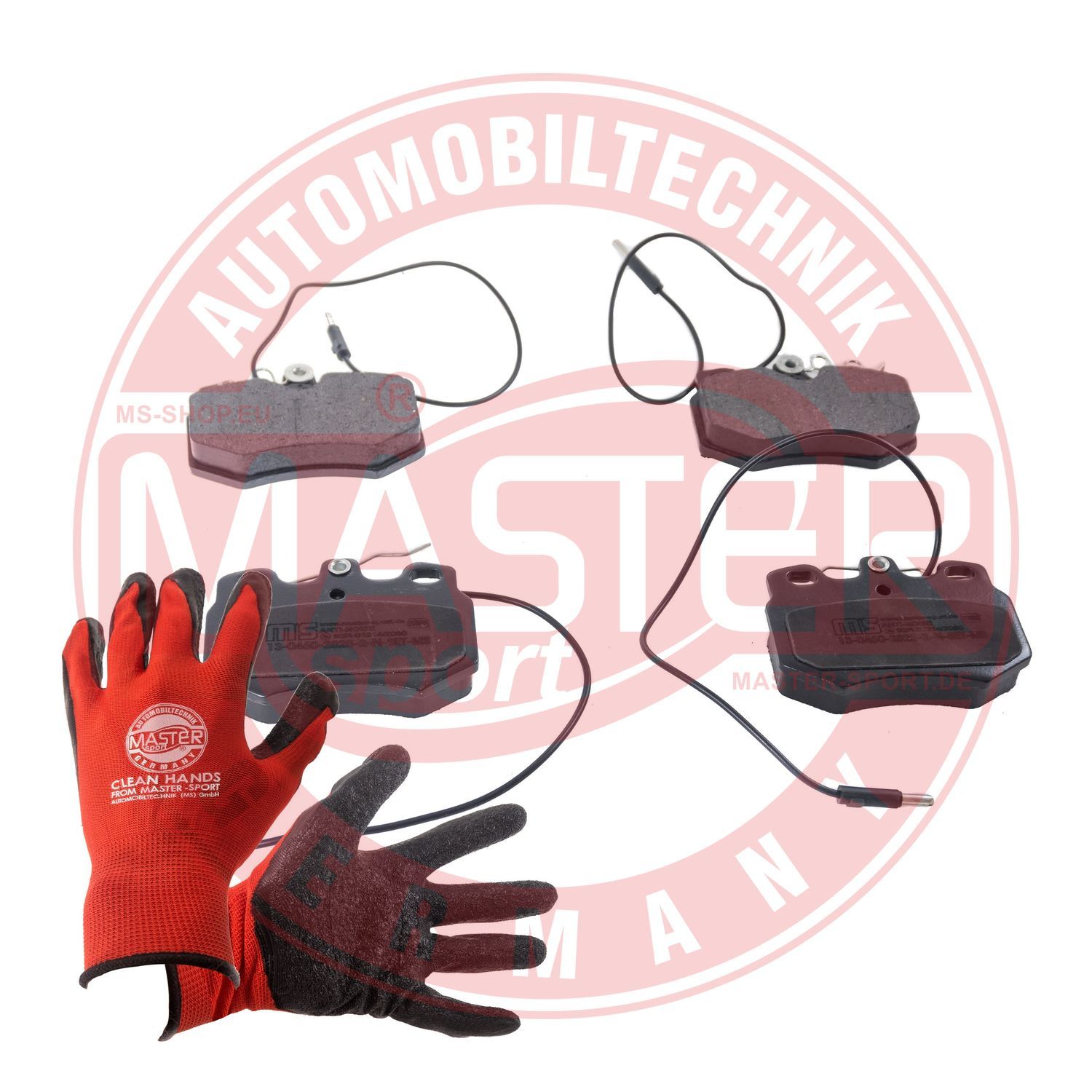 Zestaw klocków hamulcowych, hamulce tarczowe MASTER-SPORT GERMANY 13046028252N-SET-MSP