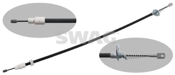 Cięgło, hamulec postojowy SWAG 10 93 4905