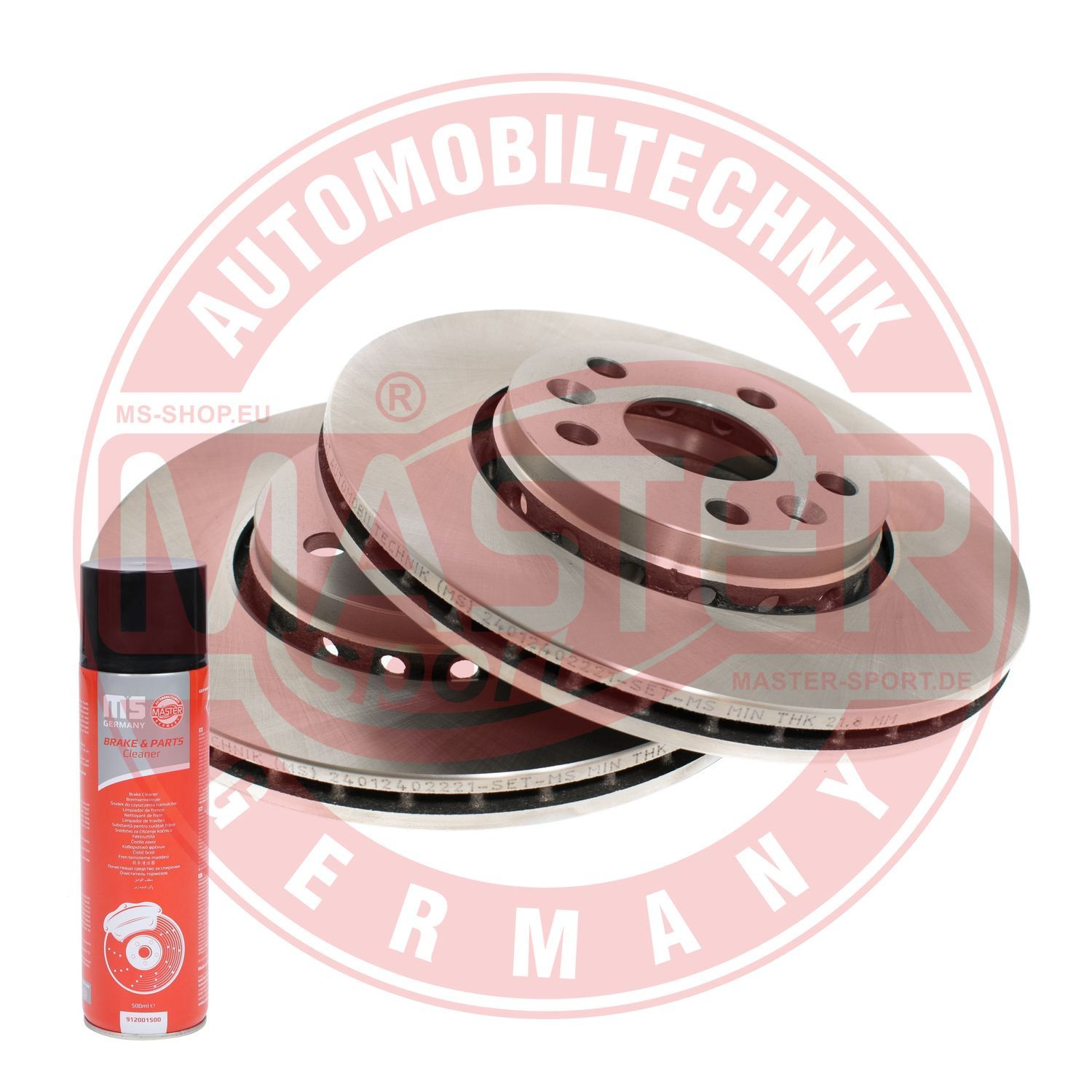 Tarcza hamulcowa MASTER-SPORT GERMANY 24012402221-SET-MSP
