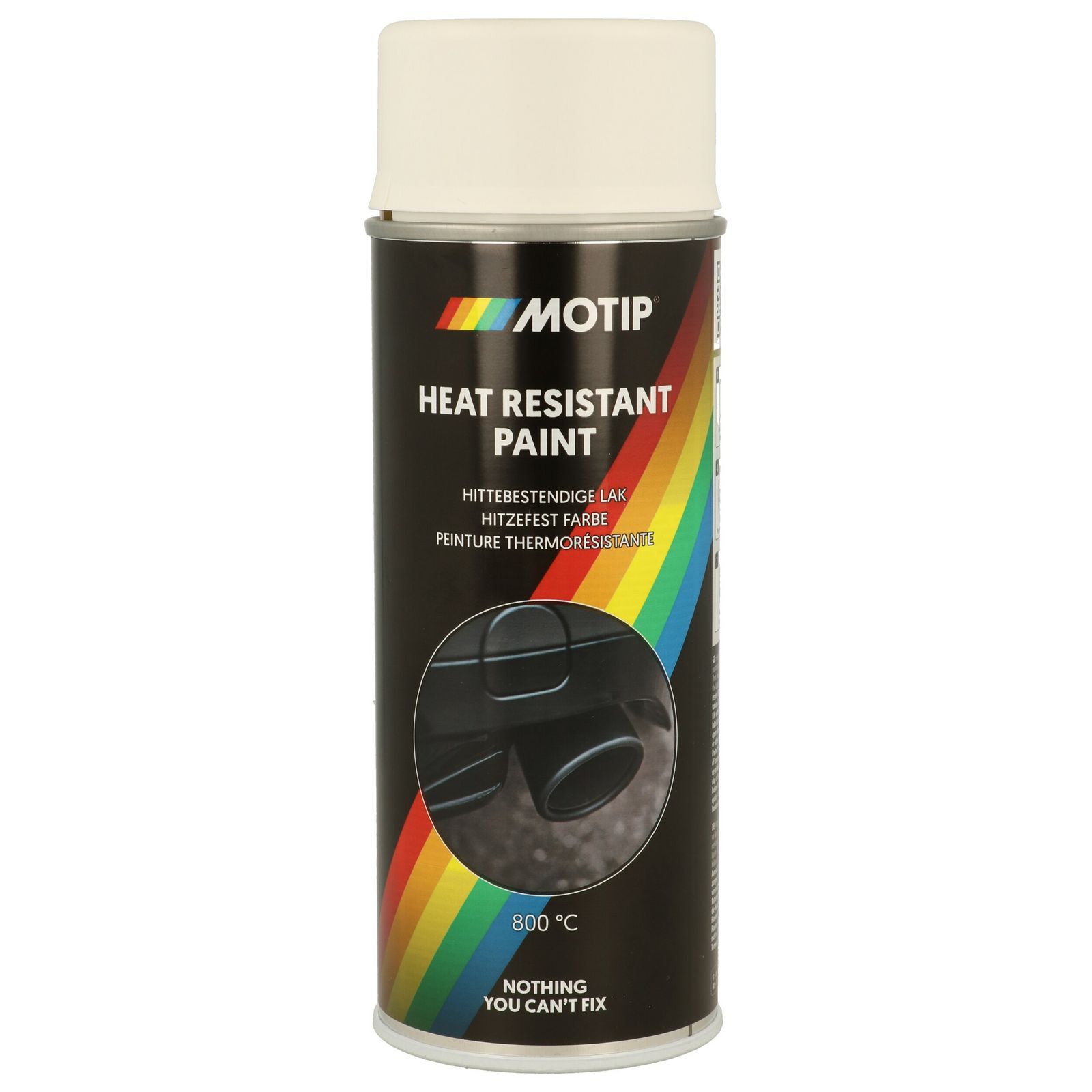 Motip 04036 Žáruvzdorný lak do 800°C, 400 ml - bílá