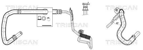 Furtun hidraulic, sistem de directie TRISCAN 8516 29092