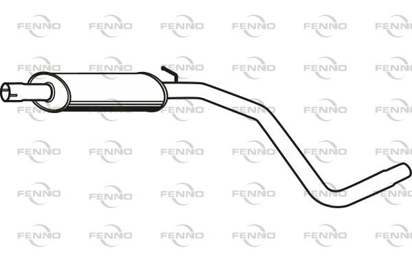 Tłumik środkowy FENNO P2122