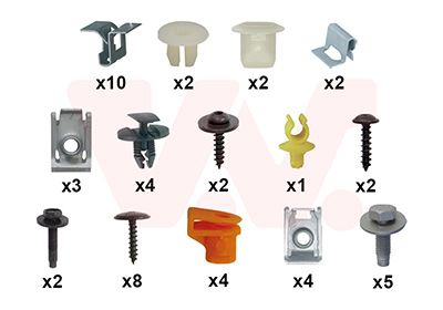 Set montaj, bara protectie VAN WEZEL 0993794