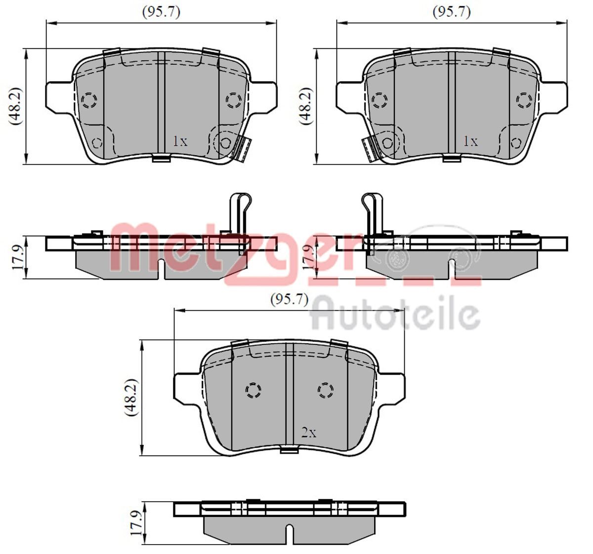 Piduriklotsi komplekt,ketaspidur