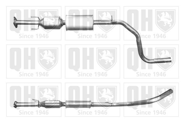 Katalizator QUINTON HAZELL QCAT80423H