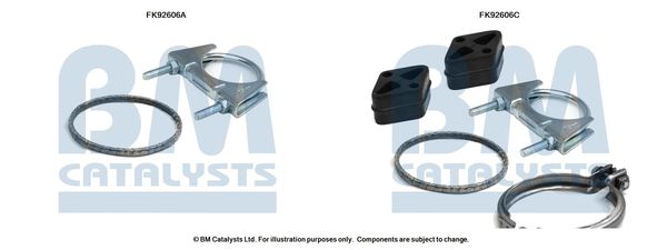 Zestaw montażowy, katalizator BM CATALYSTS FK92606