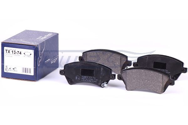 Levně Sada brzdových destiček, kotoučová brzda TOMEX Brakes 13-74