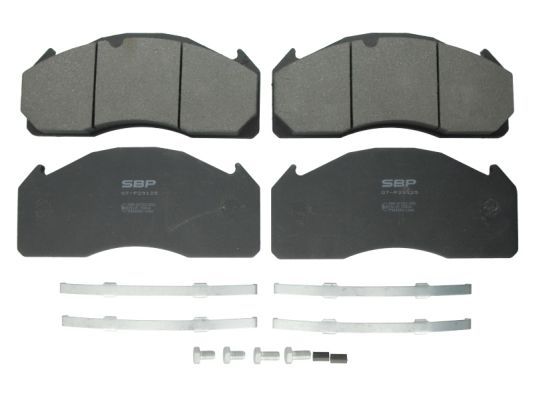 set placute frana,frana disc SBP 07-P29125