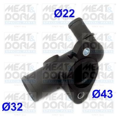 Kołnierz płynu chłodzącego MEAT & DORIA 93182