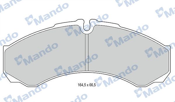 Zestaw klocków hamulcowych, hamulce tarczowe MANDO MBF015562