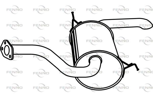 Tłumik końcowy FENNO P3892