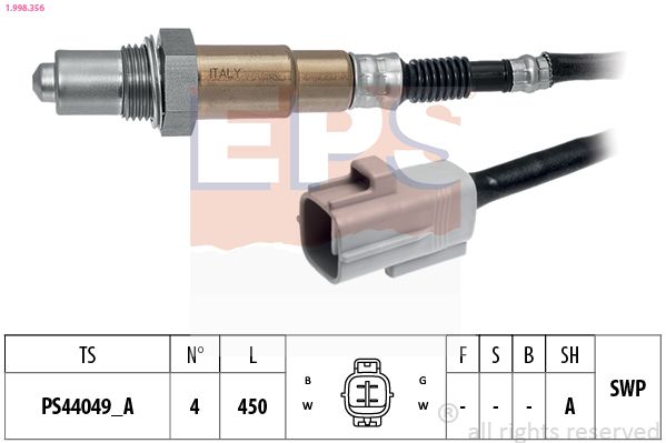 Sonda lambda EPS 1.998.356