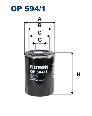 Olejový filtr FILTRON OP 594/1