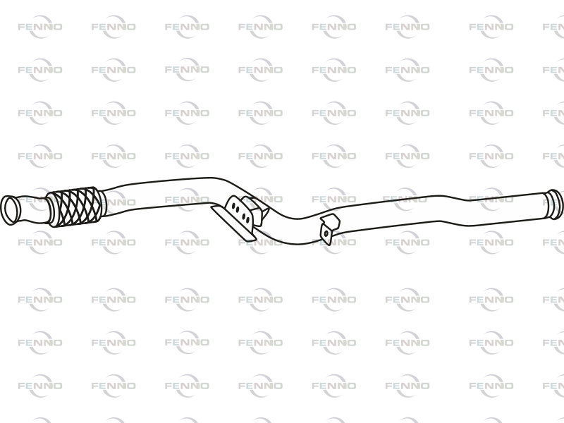 Rura wydechowa FENNO P36152