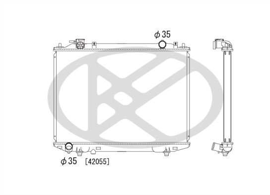 Radiator, racire motor KOYORAD PL062934