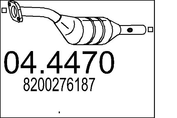 Katalizator MTS 04.4470