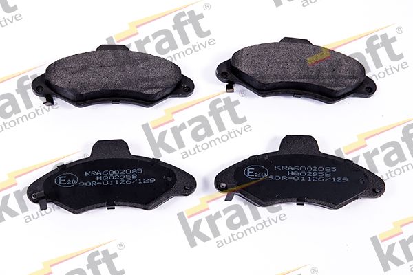 Sada brzdových destiček, kotoučová brzda KRAFT AUTOMOTIVE 6002085