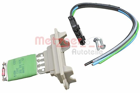 Opornik, wentylator wewnętrzny METZGER AUTOTEILE 0917437