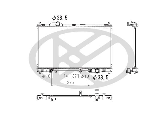 Radiator, racire motor KOYORAD PL012715