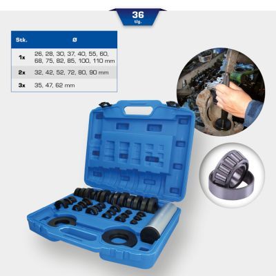 Набор оправок, запрессовочный / выпрессовочный инструмент