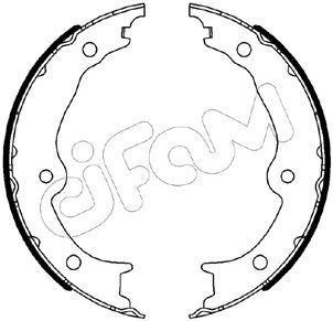 Zestaw szczęk hamulcowych, hamulec postojowy CIFAM 153-541