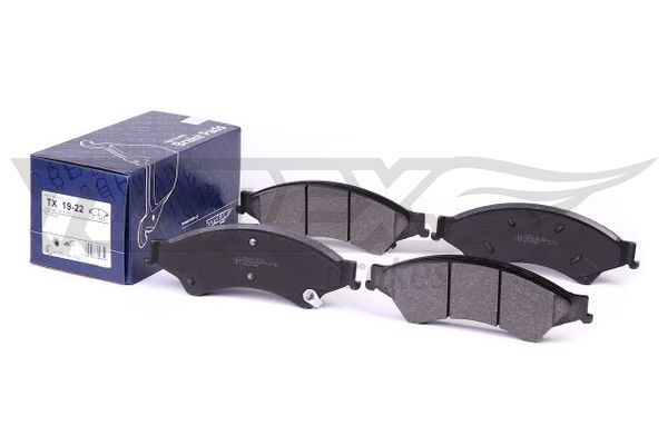 Levně Sada brzdových destiček, kotoučová brzda TOMEX Brakes 19-22