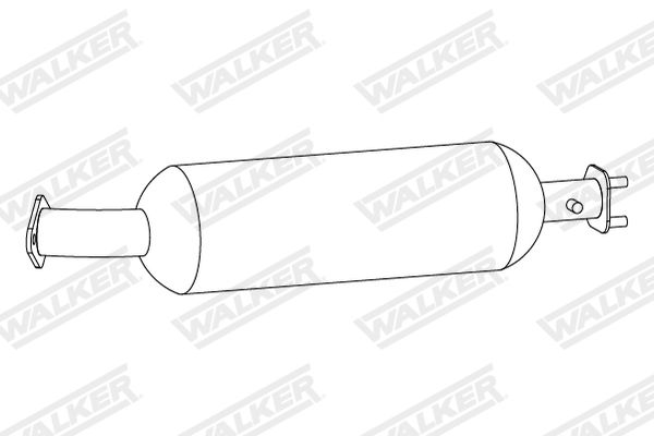 Filtr sadzy / filtr cząstek stałych, układ wydechowy WALKER 2899027820
