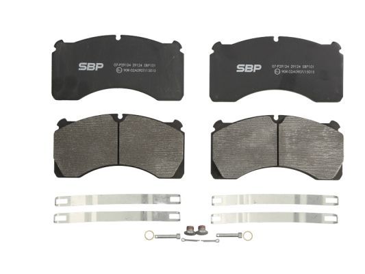 set placute frana,frana disc SBP 07-P29124