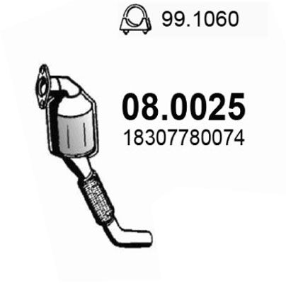 Katalizator ASSO 18307788607
