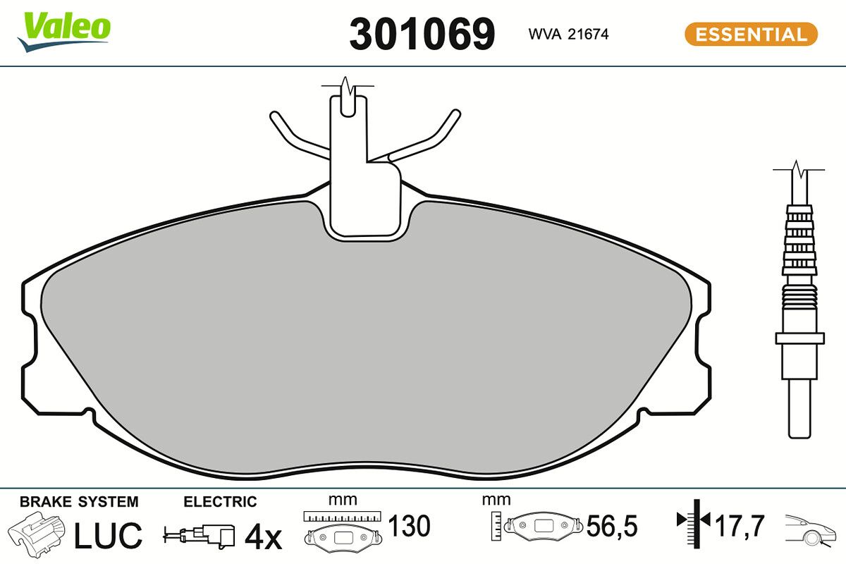 Piduriklotsi komplekt,ketaspidur