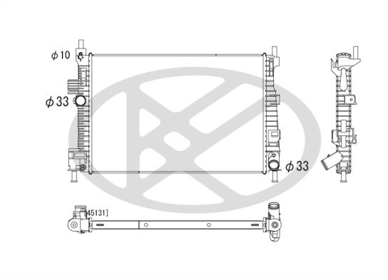 Radiator, racire motor KOYORAD PL322847