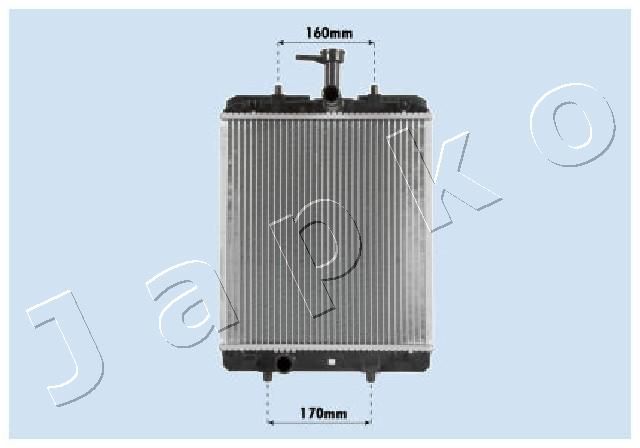 Chłodnica, układ chłodzenia silnika JAPKO RDA033068