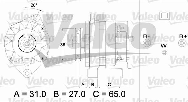 Alternator VALEO 436651
