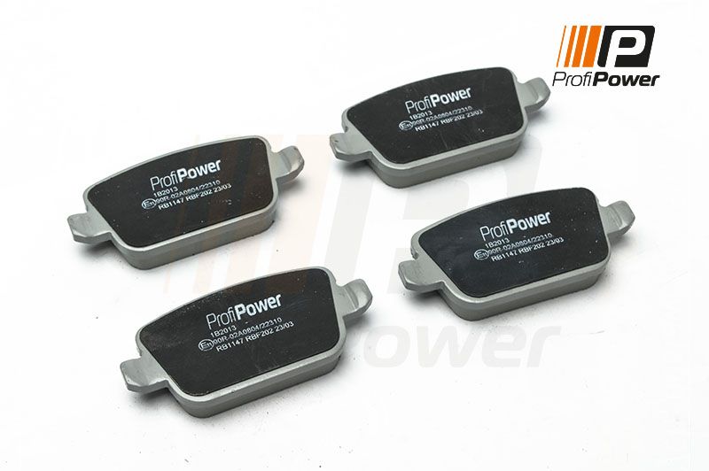 E-shop Sada brzdových platničiek kotúčovej brzdy ProfiPower 1B2013